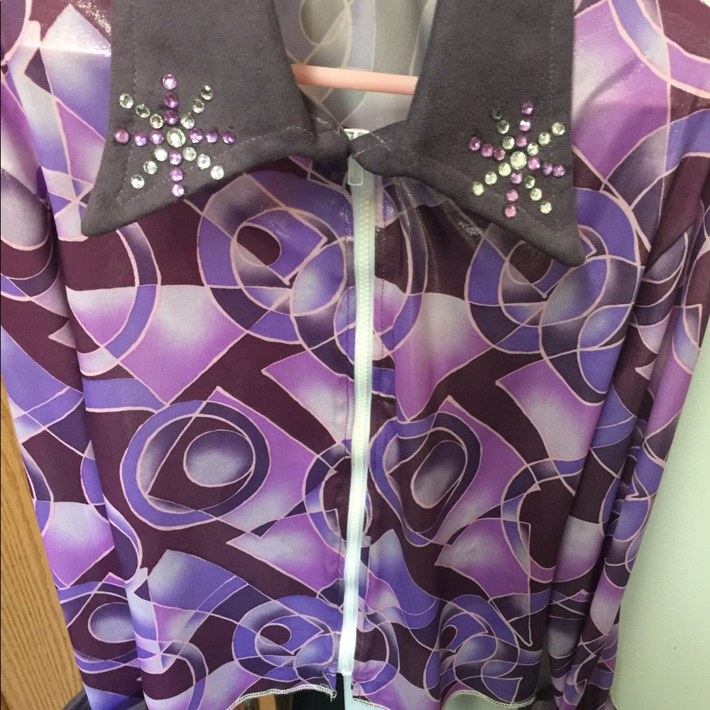 Custom made girls horse show shirt youth